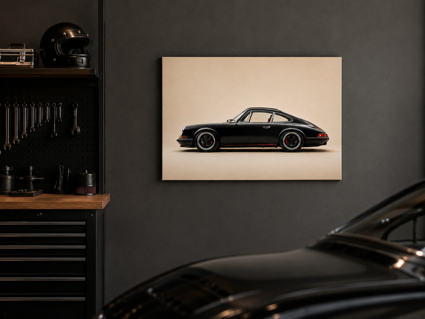 Garage Wall Art — automotive canvas prints for garages and workshops, Roadelier